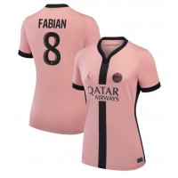 Camiseta Paris Saint-Germain Fabian Ruiz #8 Tercera Equipación para mujer 2024-25 manga corta